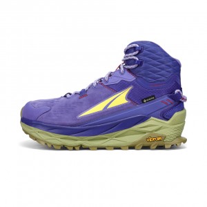 Botas Caminhada Altra OLYMPUS 5 HIKE MID GTX Feminino Roxo | AL1406D86