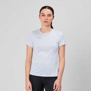 Camiseta Altra CORE SHORT SLEEVE TEE Feminino Azuis | AL9471L13