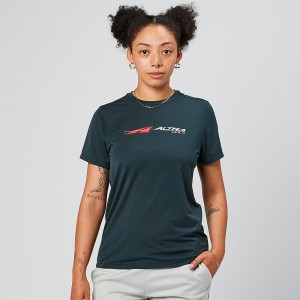 Camiseta Altra EVERYDAY PERFORMANCE SHORT SLEEVE Feminino Pretas | AL7468V74