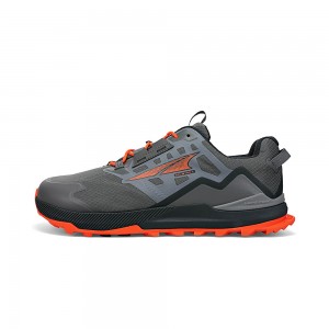 Sapatilhas Trail Running Altra LONE PEAK ALL-WTHR LOW 2 Masculino Cinzentas Laranja | AL3475Z12