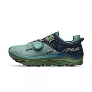 Sapatilhas Trail Running Altra MONT BLANC BOA Feminino Azuis Verdes | AL6501U94