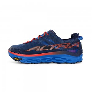 Sapatilhas Trail Running Altra MONT BLANC Masculino Azuis Vermelhas | AL7831J16