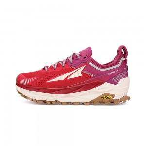 Sapatilhas Trail Running Altra OLYMPUS 5 Feminino Vermelhas Rosa | AL8962T01