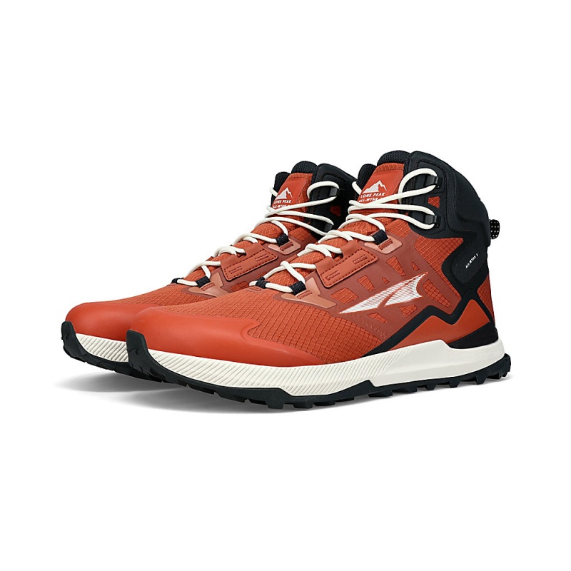 Botas Caminhada Altra LONE PEAK ALL-WTHR MID 2 Masculino Laranja | AL4082K36