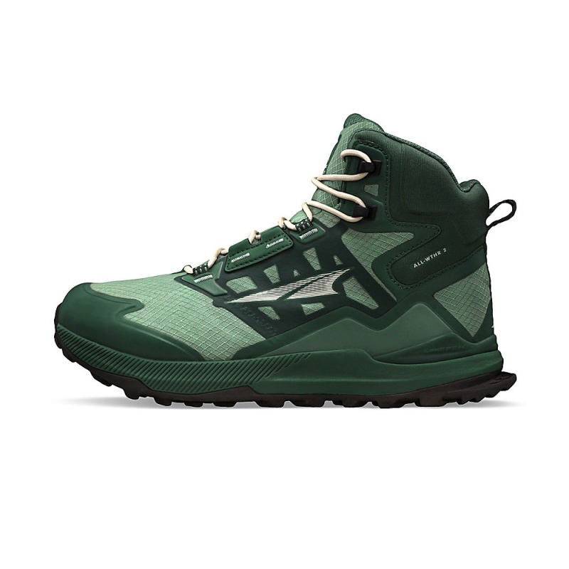 Botas Caminhada Altra LONE PEAK ALL-WTHR MID 2 Feminino Verdes | AL2563C26