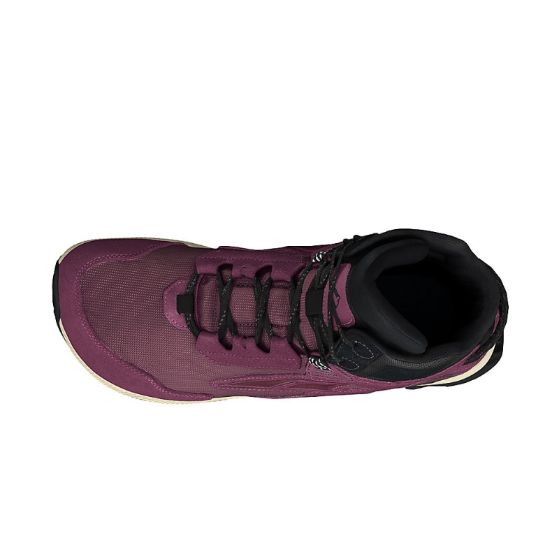 Botas Caminhada Altra LONE PEAK HIKER 2 Feminino Roxo Pretas | AL2860L70