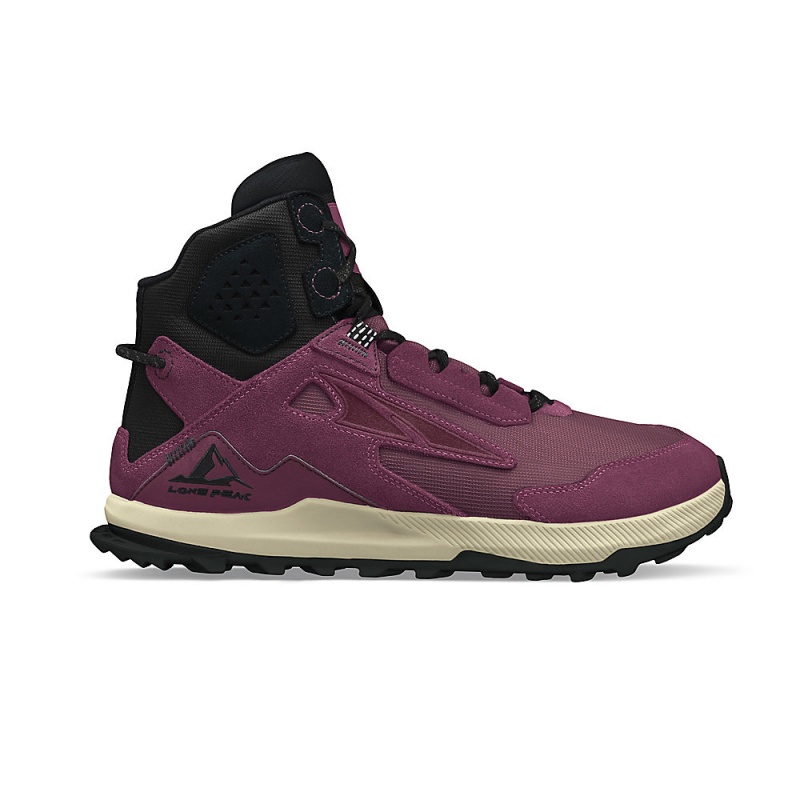 Botas Caminhada Altra LONE PEAK HIKER 2 Feminino Roxo Pretas | AL2860L70