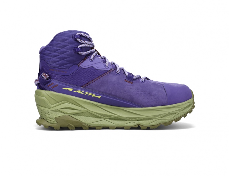 Botas Caminhada Altra OLYMPUS 5 HIKE MID GTX Feminino Roxo | AL1406D86