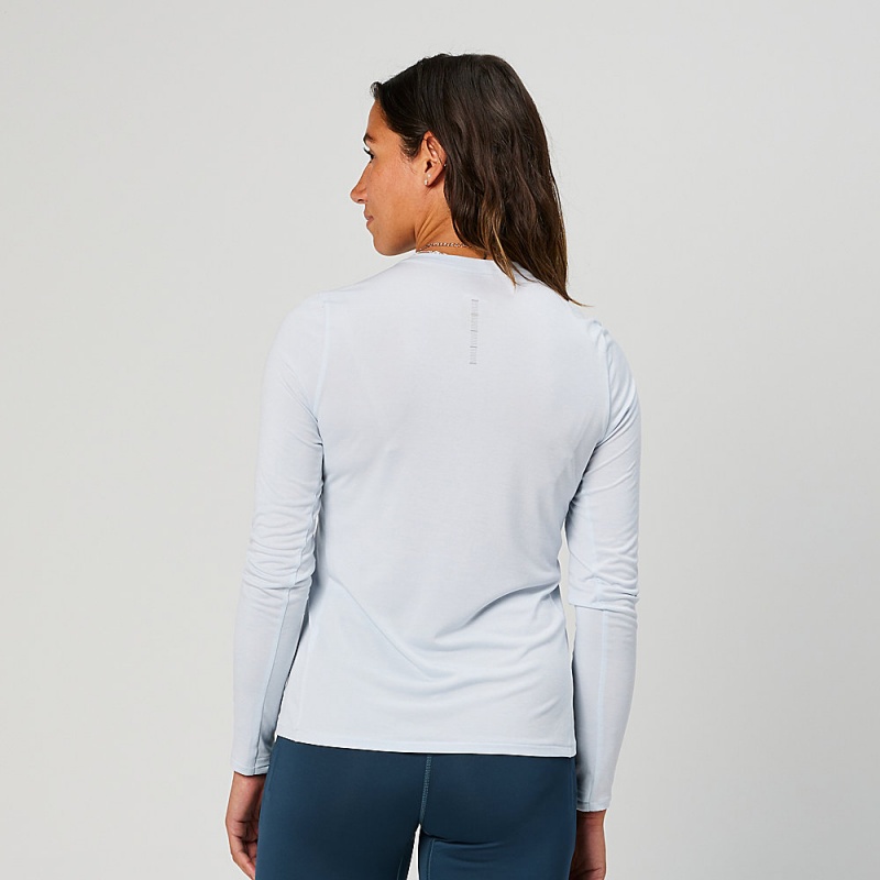 Camiseta Altra CORE LONG SLEEVE Feminino Luz Azuis | AL3480Q08