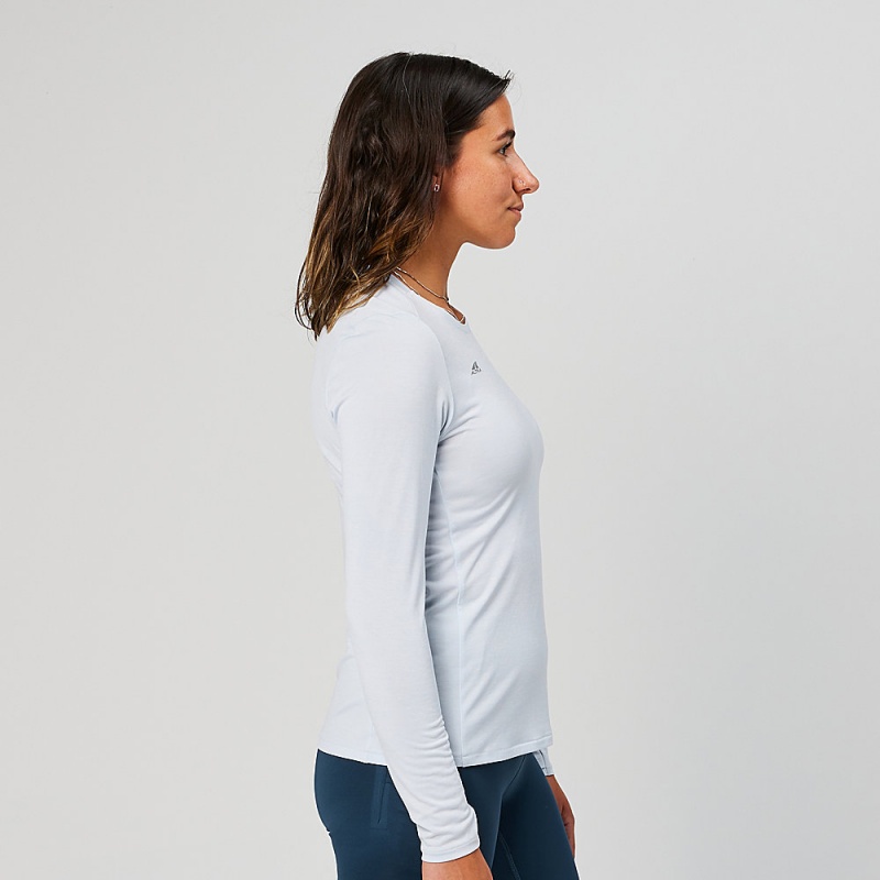 Camiseta Altra CORE LONG SLEEVE Feminino Luz Azuis | AL3480Q08