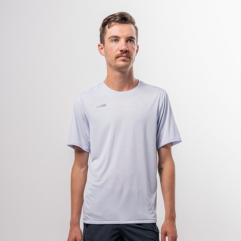 Camiseta Altra CORE SHORT SLEEVE TEE Masculino Luz Azuis | AL1028W76