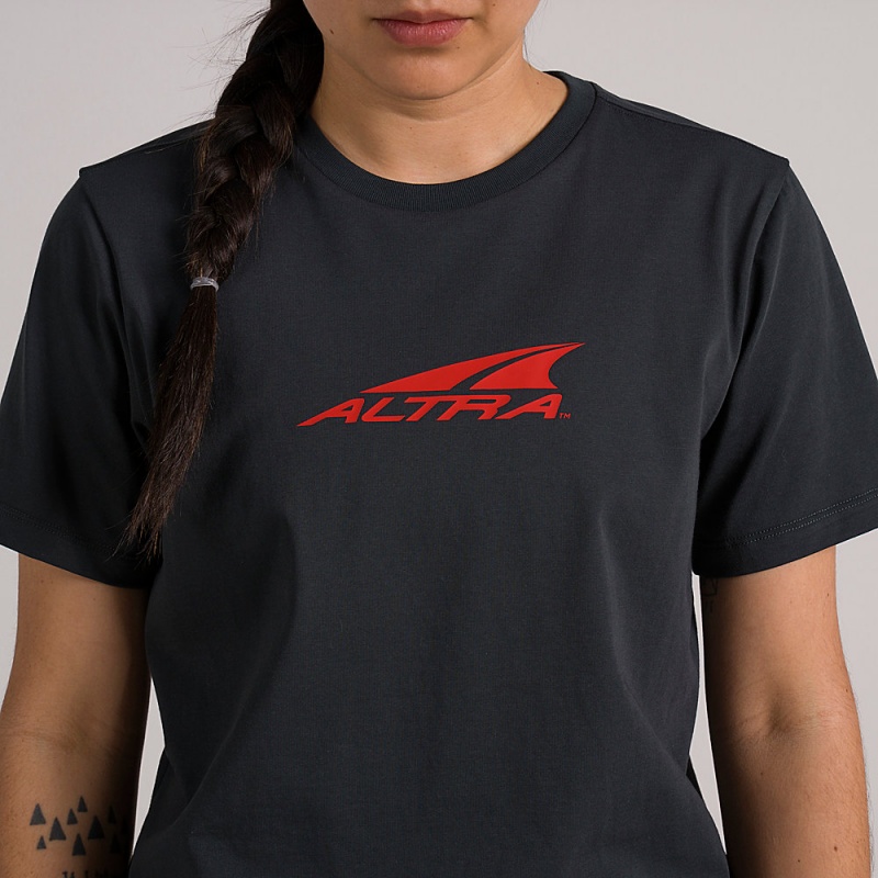 Camiseta Altra EVERYDAY RECYCLED TEE Feminino Pretas | AL5102J25