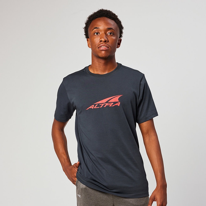 Camiseta Altra EVERYDAY RECYCLED TEE Masculino Pretas | AL6389S54