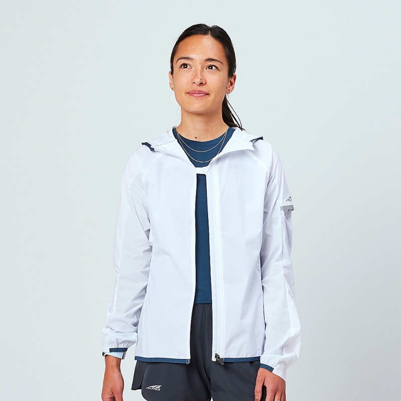 Jaquetas Altra TRAIL WIND Feminino Branco | AL6037W21