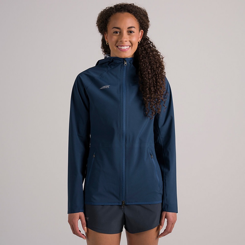 Jaquetas Altra WATERPROOF RUN Feminino Azul Marinho | AL2403C26