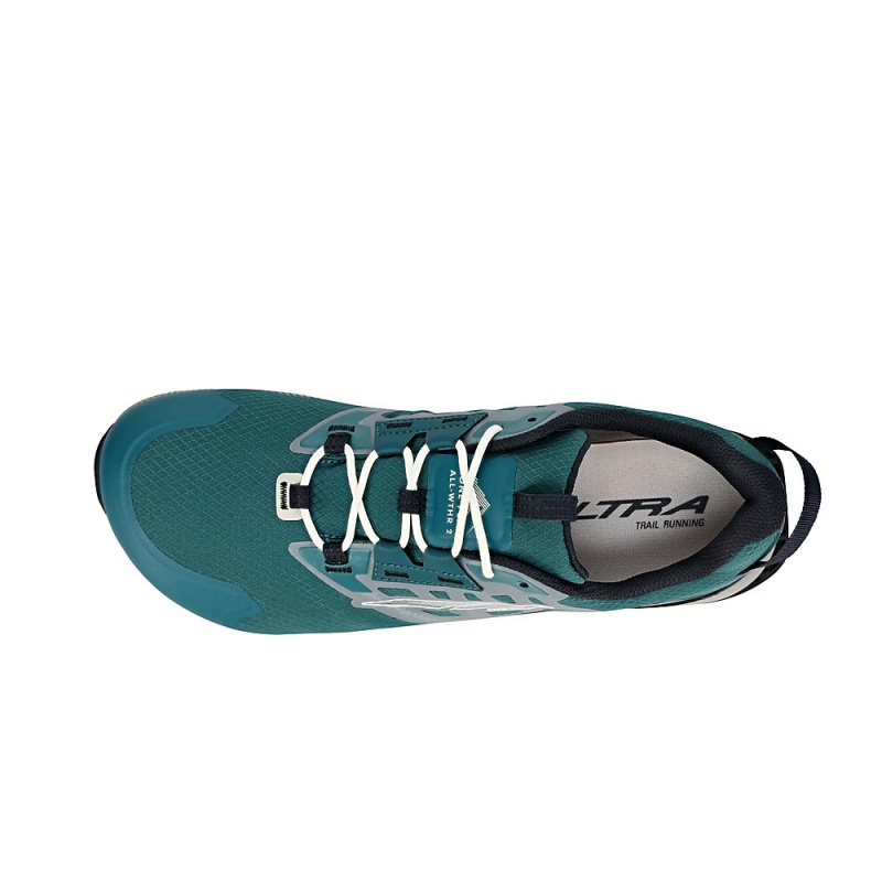 Sapatilhas Caminhada Altra LONE PEAK ALL-WTHR LOW 2 Masculino Verdes Escuro | AL1795Z71