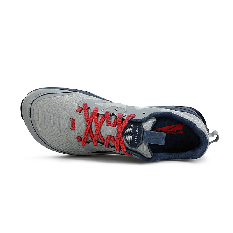 Sapatilhas Trail Running Altra LONE PEAK 6 Masculino Cinzentas Azul Marinho | AL7302R03