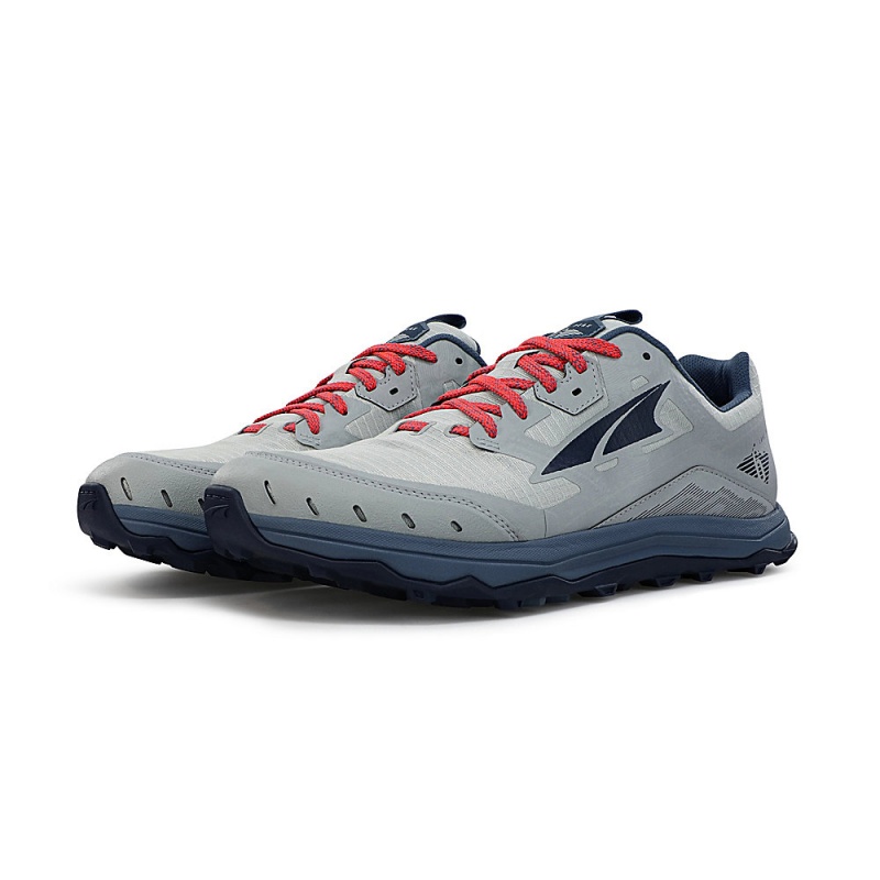 Sapatilhas Trail Running Altra LONE PEAK 6 Masculino Cinzentas Azul Marinho | AL7302R03