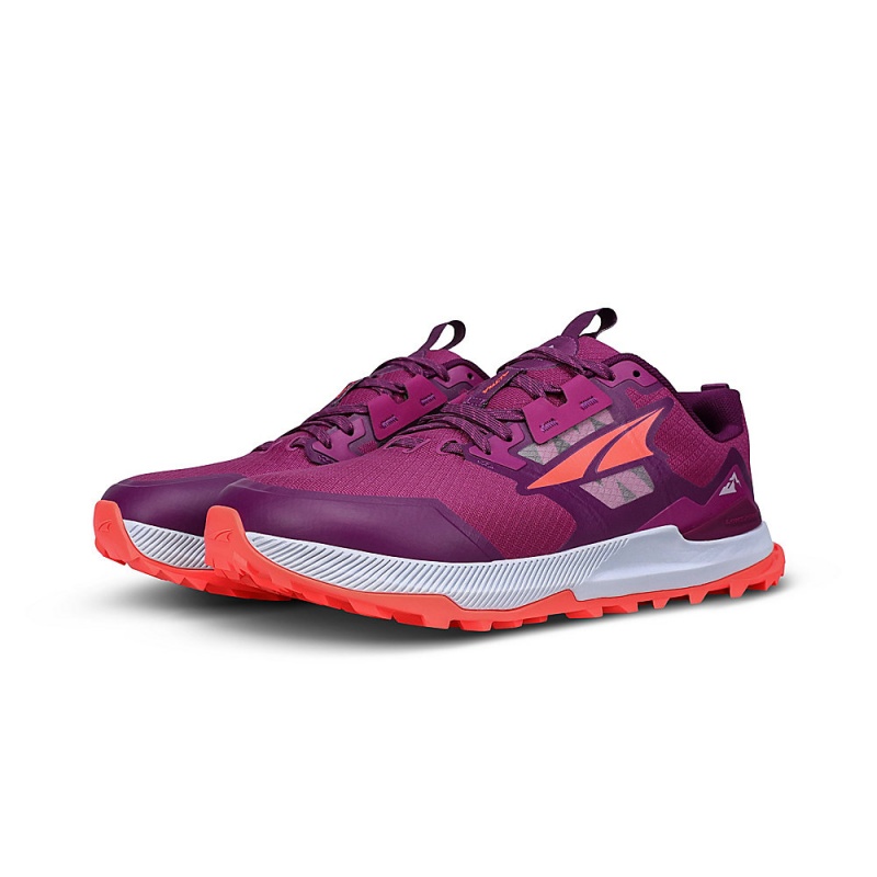 Sapatilhas Trail Running Altra LONE PEAK 7 Feminino Roxo Laranja | AL5062U04