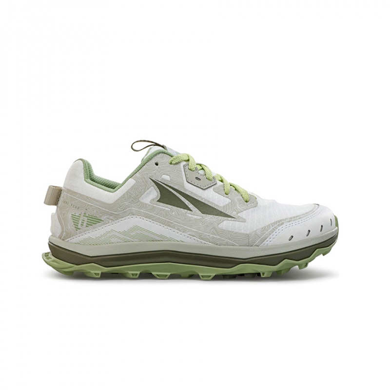 Sapatilhas Trail Running Altra LONE PEAK 6 Feminino Branco Verdes | AL5308K48