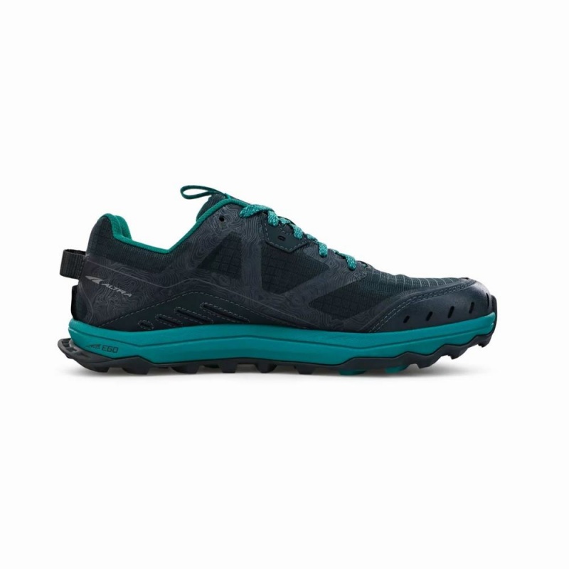 Sapatilhas Trail Running Altra LONE PEAK 6 Feminino Pretas Verdes | AL4369Z42