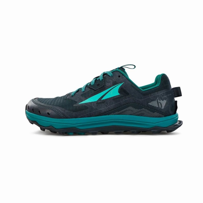 Sapatilhas Trail Running Altra LONE PEAK 6 Feminino Pretas Verdes | AL4369Z42