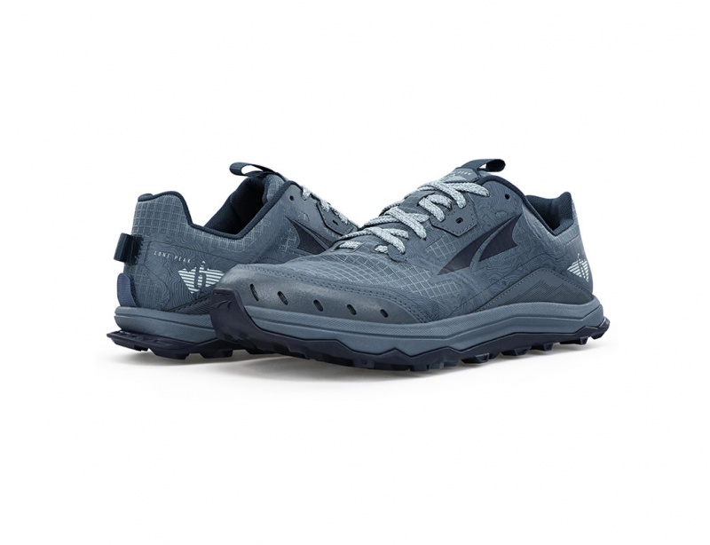 Sapatilhas Trail Running Altra LONE PEAK 6 WIDE Feminino Azul Marinho Luz Azuis | AL6395B49