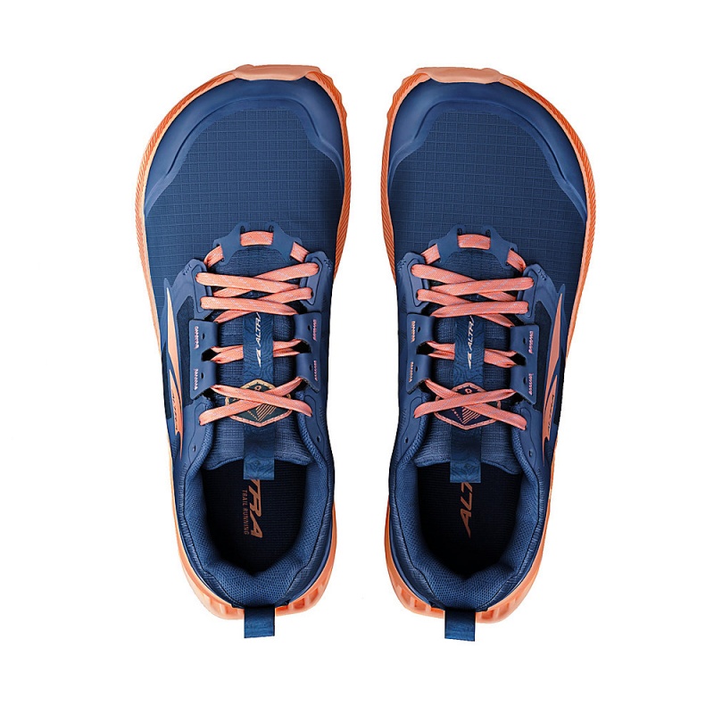 Sapatilhas Trail Running Altra LONE PEAK 8 Feminino Azul Marinho Coral | AL2386G65