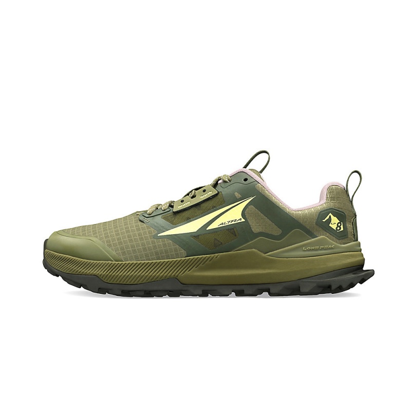 Sapatilhas Trail Running Altra LONE PEAK 8 Feminino Verde Oliva | AL1354H48