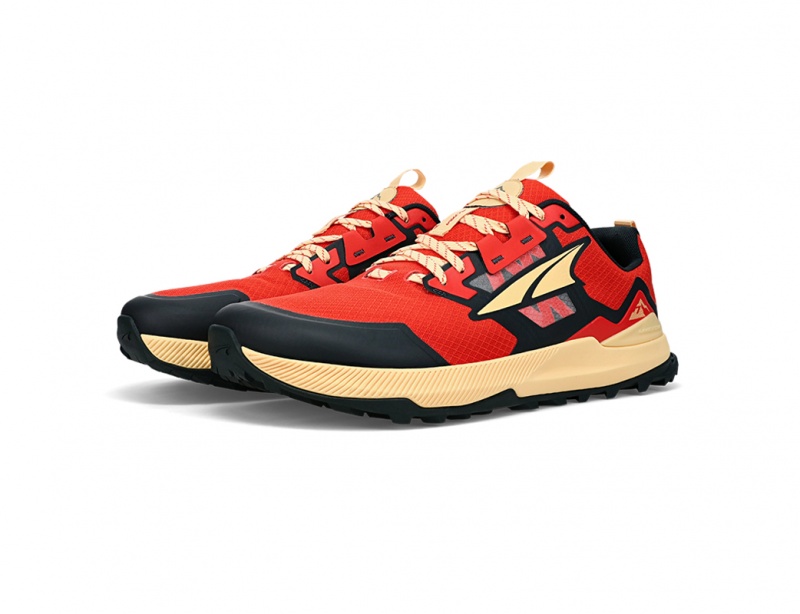 Sapatilhas Trail Running Altra LONE PEAK 7 Masculino Vermelhas Laranja | AL3548J21