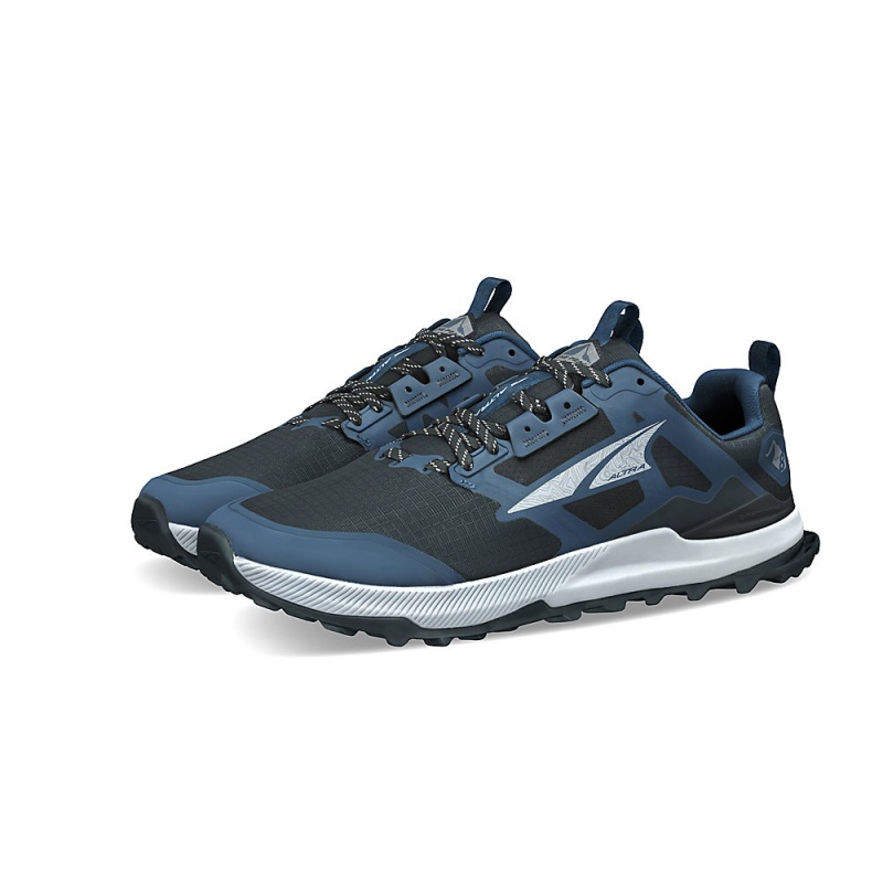 Sapatilhas Trail Running Altra LONE PEAK 8 Masculino Azul Marinho Pretas | AL1640Z28