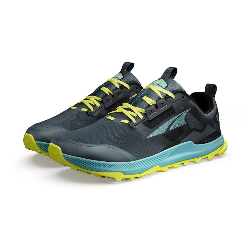 Sapatilhas Trail Running Altra LONE PEAK 8 Masculino Pretas Verdes | AL0973V31