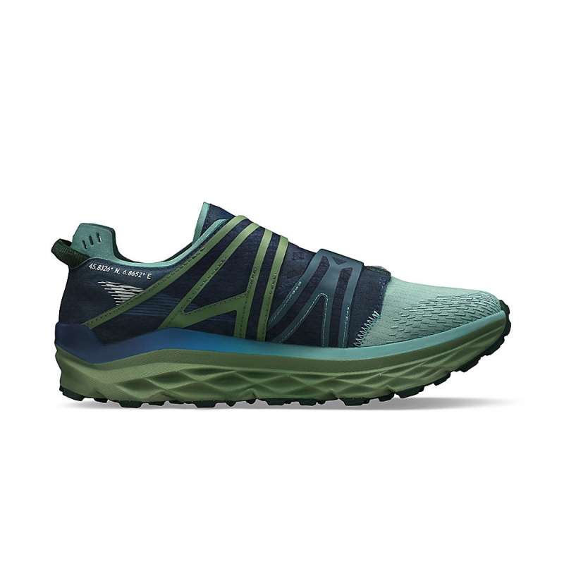 Sapatilhas Trail Running Altra MONT BLANC BOA Feminino Azuis Verdes | AL6501U94