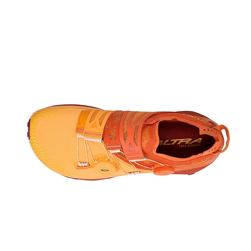 Sapatilhas Trail Running Altra MONT BLANC BOA Masculino Amarelas Laranja | AL2579U67