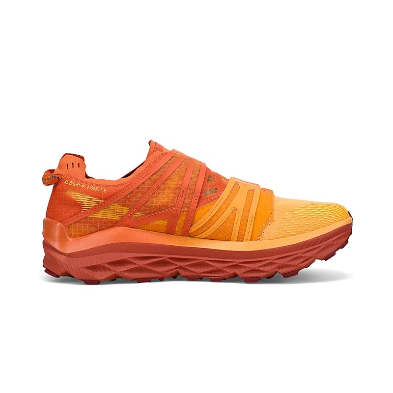 Sapatilhas Trail Running Altra MONT BLANC BOA Masculino Amarelas Laranja | AL2579U67