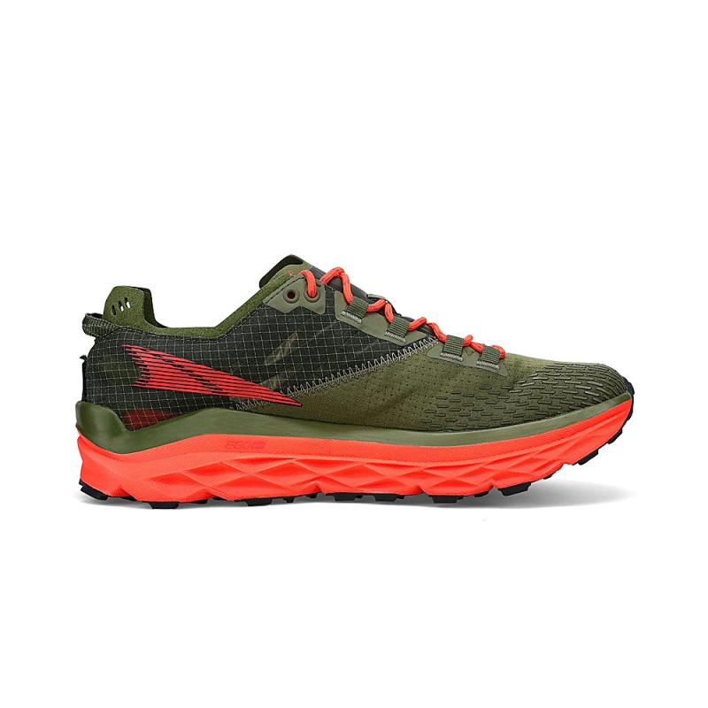 Sapatilhas Trail Running Altra MONT BLANC Masculino Verde Oliva | AL1742D24