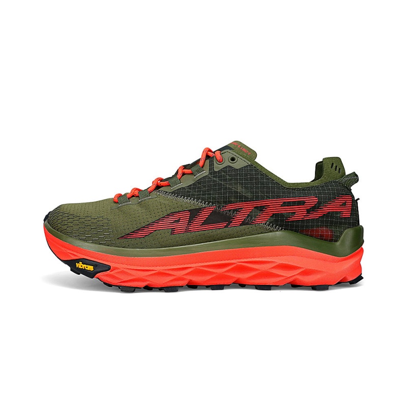 Sapatilhas Trail Running Altra MONT BLANC Masculino Verde Oliva | AL1742D24