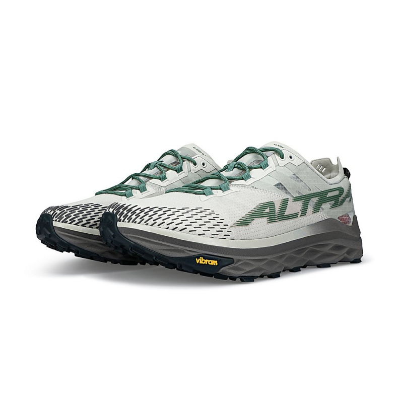 Sapatilhas Trail Running Altra MONT BLANC Masculino Cinzentas Verdes | AL4758G57