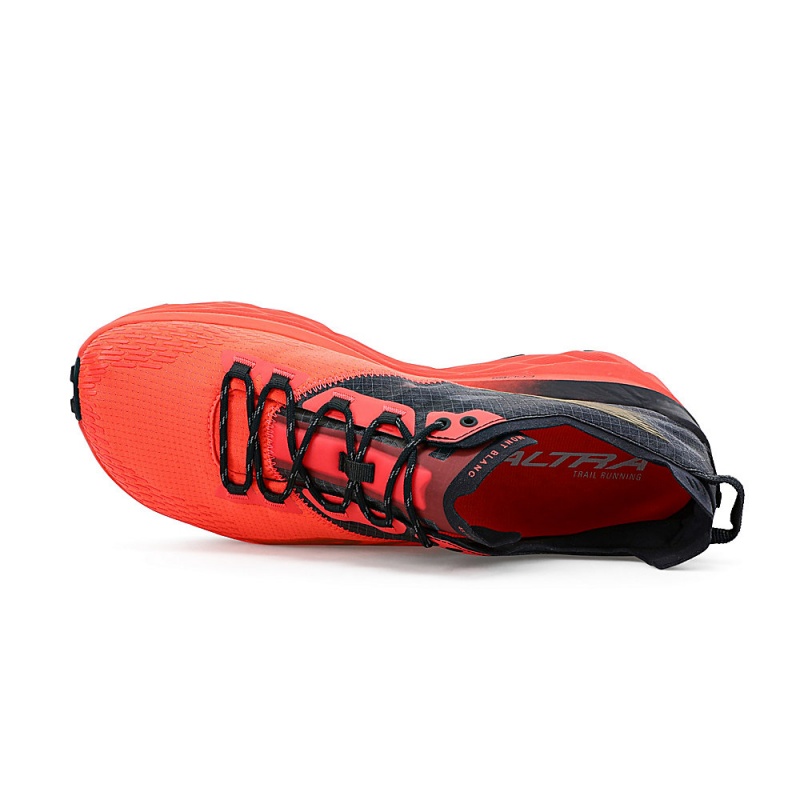 Sapatilhas Trail Running Altra MONT BLANC Masculino Coral Pretas | AL7043H02