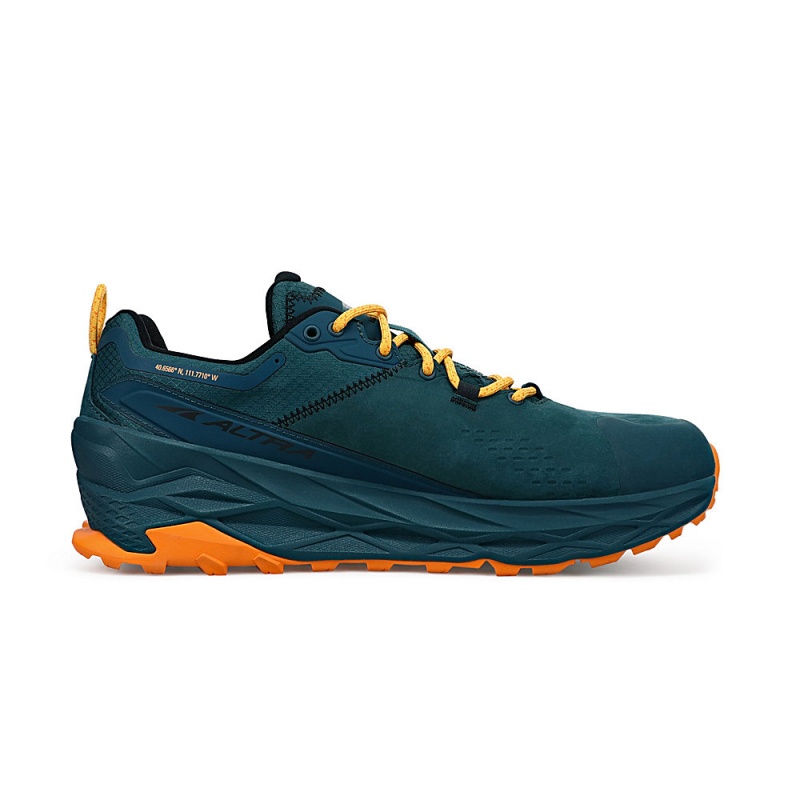 Sapatilhas Trail Running Altra OLYMPUS 5 HIKE LOW GTX Masculino Verdes Escuro | AL1905K42