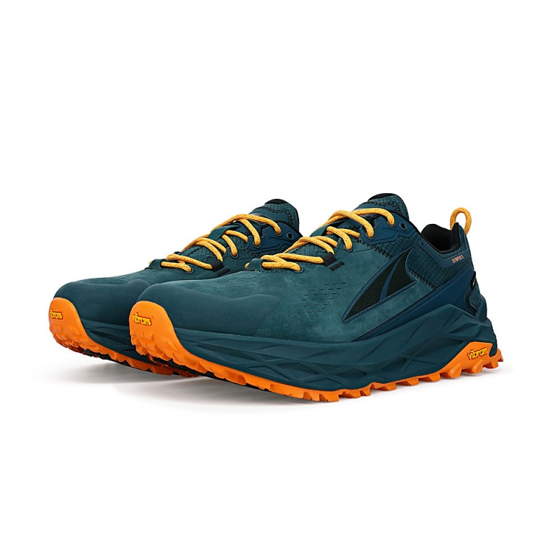 Sapatilhas Trail Running Altra OLYMPUS 5 HIKE LOW GTX Masculino Verdes Escuro | AL1905K42