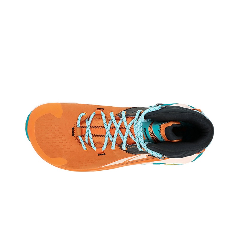 Sapatilhas Trail Running Altra OLYMPUS 5 HIKE MID GTX Feminino Laranja Cinzentas | AL7236J19