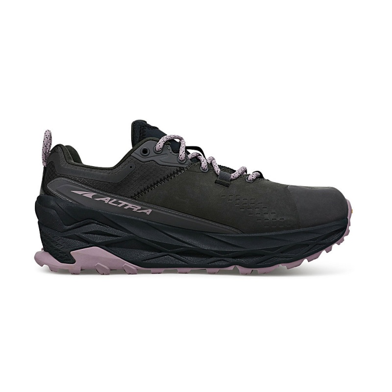 Sapatilhas Trail Running Altra OLYMPUS 5 HIKE LOW GTX Feminino Cinzentas Pretas | AL6431X26