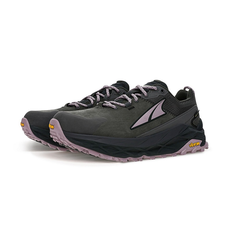 Sapatilhas Trail Running Altra OLYMPUS 5 HIKE LOW GTX Feminino Cinzentas Pretas | AL6431X26