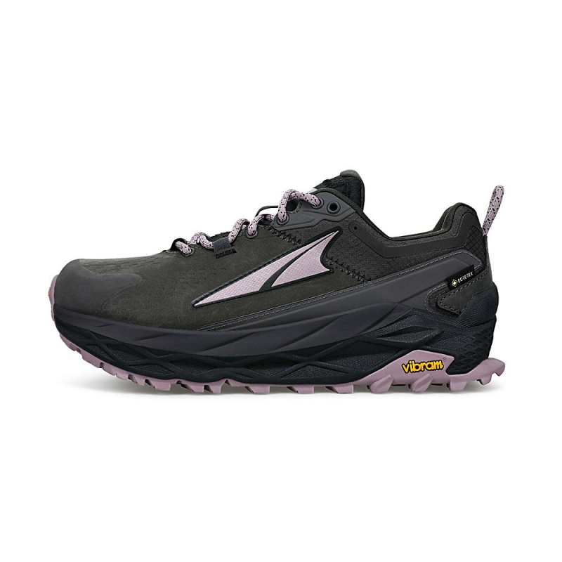 Sapatilhas Trail Running Altra OLYMPUS 5 HIKE LOW GTX Feminino Cinzentas Pretas | AL6431X26