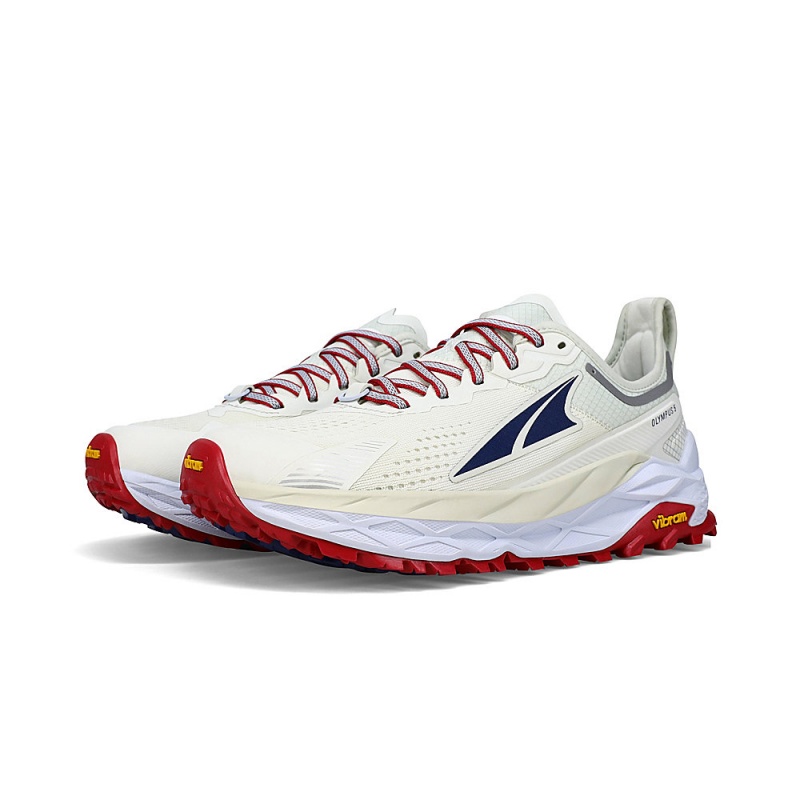 Sapatilhas Trail Running Altra OLYMPUS 5 Feminino Branco Luz Azuis | AL4867E14