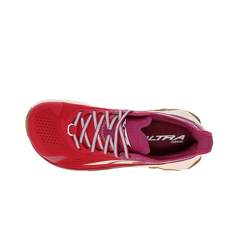 Sapatilhas Trail Running Altra OLYMPUS 5 Feminino Vermelhas Rosa | AL8962T01