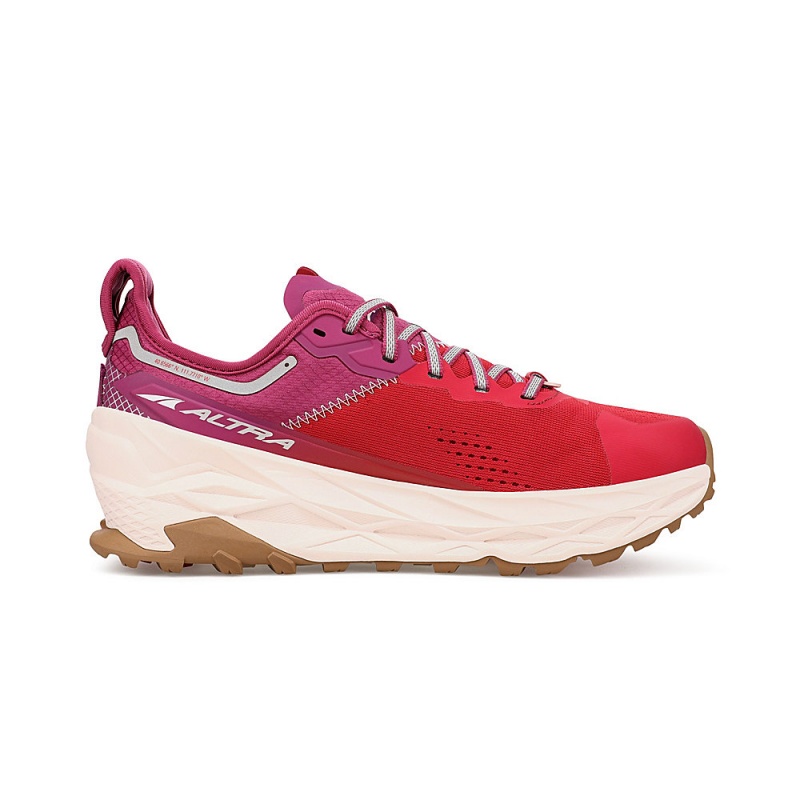 Sapatilhas Trail Running Altra OLYMPUS 5 Feminino Vermelhas Rosa | AL8962T01