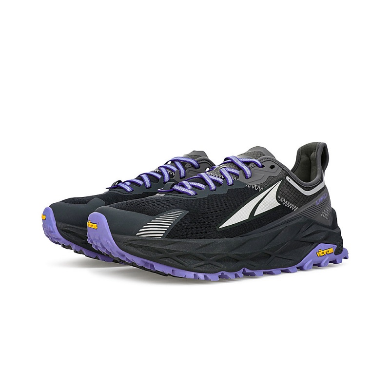 Sapatilhas Trail Running Altra OLYMPUS 5 Feminino Pretas Cinzentas | AL1956Y14