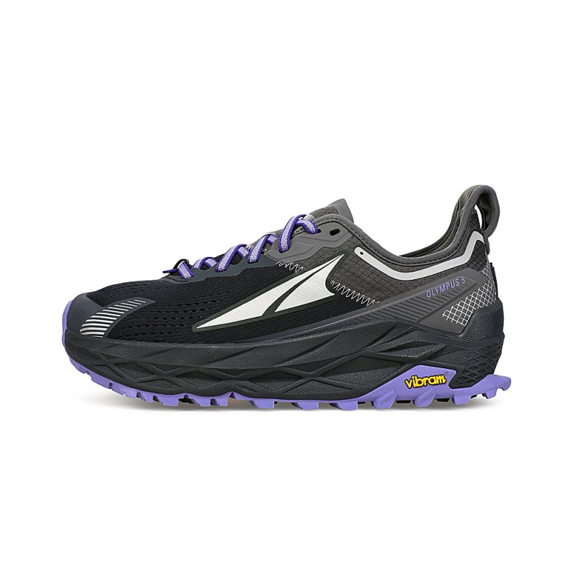 Sapatilhas Trail Running Altra OLYMPUS 5 Feminino Pretas Cinzentas | AL1956Y14